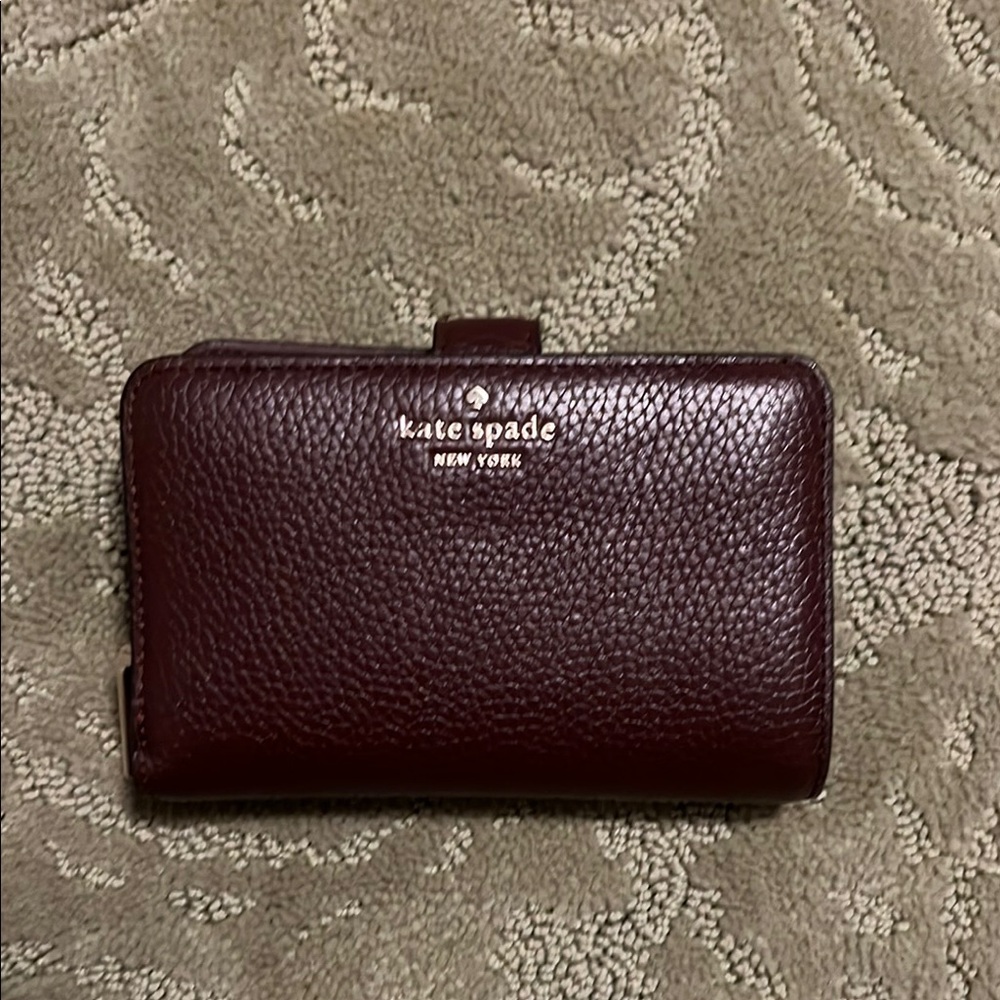 Kate Spade Deep Red Leather Wallet